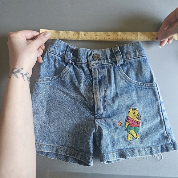 ABC Kids Pooh Bear Demin Shorts - Picture 5 of 9